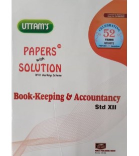 Uttams Paper Solution Std 12 Book Keeping and Accountancy